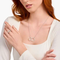 Sale Collier Forever Togehter grand argent Femme Chaînes & Colliers