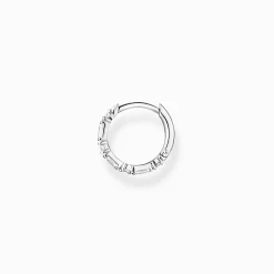 Shop Créole unique pierres blanches argent Femme Créoles