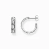 Discount Créoles écailles de crocodile, argent noirci Clous D’oreilles & Créoles|Argent 925
