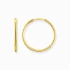 Online Créoles grandes Femme Créoles|Placage Or 18 Carats - Argent 925