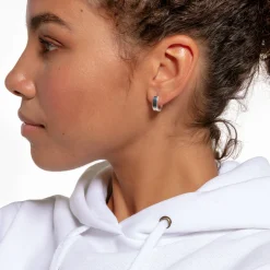 New Créoles épuré argent Femme Créoles