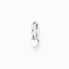 Fashion Créoleunique avec pendentif coeur argent Femme Créoles|Argent 925