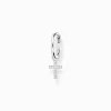 Flash Sale Créoleunique avec pendentif croix argent Femme Créoles