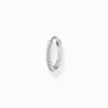 Hot Créoleunique corde argent Femme Créoles