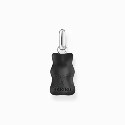 Best Grande breloque Ours d’Or noir avec pierres, argent Femme Pendentifs|Pendentifs