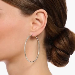 Flash Sale Grandes créoles en argent Femme Créoles