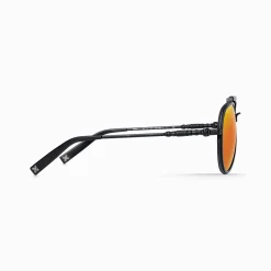 Hot Lunettes de soleil aviateur noires HARRISON, aux verres orange à effet miroir Femme Lunettes De Soleil|Lunettes De Soleil