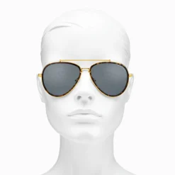 Shop Lunettes de soleil Harrison pilote ethnique havane Femme Lunettes De Soleil|Lunettes De Soleil
