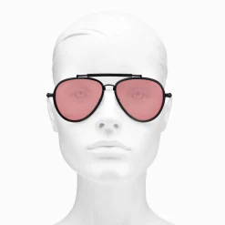 Shop Lunettes de soleil Harrison style aviateur rouge foncé Femme Lunettes De Soleil|Lunettes De Soleil
