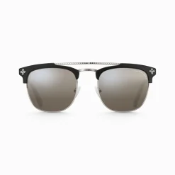 Clearance Lunettes de soleil James trapézoïdales croix effet miroir Femme Lunettes De Soleil|Lunettes De Soleil