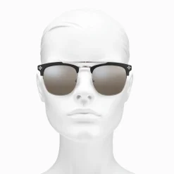 Clearance Lunettes de soleil James trapézoïdales croix effet miroir Femme Lunettes De Soleil|Lunettes De Soleil