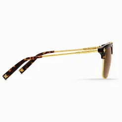 Online Lunettes de soleil James trapézoïdales croix havane Femme Lunettes De Soleil|Lunettes De Soleil