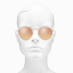 Store Lunettes de soleil Johnny Panto effet miroir Femme Lunettes De Soleil