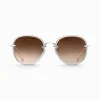Cheap Lunettes de soleil Mia quadratiques marron Femme Lunettes De Soleil