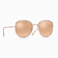 Online Lunettes de soleil Mia quadratiques rose effet miroir Femme Lunettes De Soleil