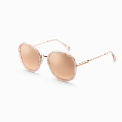 Online Lunettes de soleil Mia quadratiques rose effet miroir Femme Lunettes De Soleil