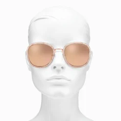 Online Lunettes de soleil Mia quadratiques rose effet miroir Femme Lunettes De Soleil