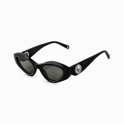 Fashion Lunettes de soleil RILEY, ovales et noires Femme Lunettes De Soleil|Lunettes De Soleil