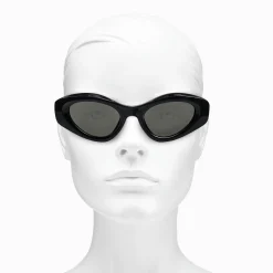Fashion Lunettes de soleil RILEY, ovales et noires Femme Lunettes De Soleil|Lunettes De Soleil