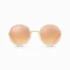 Flash Sale Lunettes de soleil Romy rondes ethnique effet miroir Femme Lunettes De Soleil