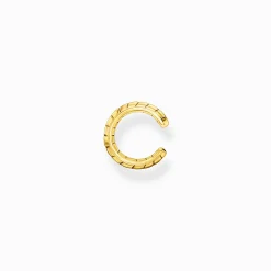 Hot Manchette d’oreille unique peau de serpent or Femme Clous D'oreilles|Placage Or 18 Carats - Argent 925