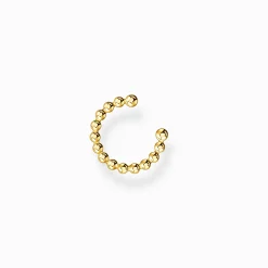 Discount Manchette d’oreille unique perles or Femme Créoles|Manchettes D'oreilles