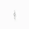Flash Sale Manchette d’oreille unique pierre blanche argent Femme Créoles|Manchettes D'oreilles