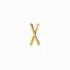 Best Sale Manchette d’oreille unique double billes d'or Femme Créoles|Manchettes D'oreilles