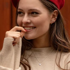 Cheap Manchette d’oreille unique argent double Femme Créoles|Manchettes D'oreilles