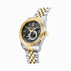 Cheap Montre automatique bicolore avec 41 mm et cadran noir Homme Montres|Montres