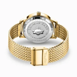 Outlet Montre Cosmic Amulet avec cadran en bleu foncé jaune doré Femme Montres|Montres Pour Femmes