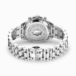 Hot Montre DivineChrono, placage argenté et cadran noir Femme Montres|Montres Pour Femmes