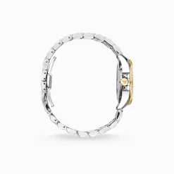 Outlet Montre pour femme bicolore or argent Femme Montres|Montres Pour Femmes