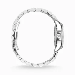 Best Montre pour femme Divine Pink avec pierres blanches argentées Femme Montres|Montres Pour Femmes