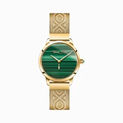 Store Montre pour femme garden spirit malachite or Femme Montres|Montres Pour Femmes