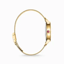 Store Montre pour femme kaléidoscope libellule vert couleur or jaune Femme Montres|Montres Pour Femmes