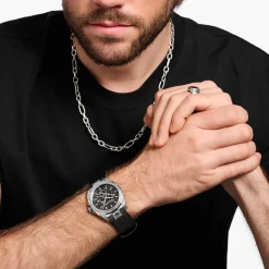 Cheap Montre pour homme Rebel at Heart Chronograph argent Homme Montres|Montres