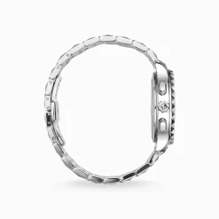 Shop Montre pour homme Rebel at Heart Chronographe argent noir Homme Montres|Montres