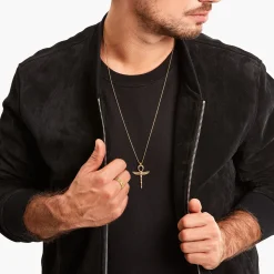 Sale Pendentif Ankh doré avec scarabée Femme Pendentifs|Pendentifs