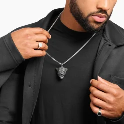 Sale Pendentif Black Cat grand Femme Pendentifs|Pendentifs