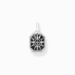 New Pendentif boussole étoile noir Femme Pendentifs|Pendentifs