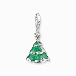 Outlet Pendentif Charm arbre de Noël argent Femme Charms|Charms