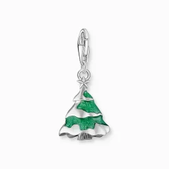 Outlet Pendentif Charm arbre de Noël argent Femme Charms|Charms