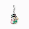 New Pendentif charm bonhomme de neige argent Femme Charms|Charms