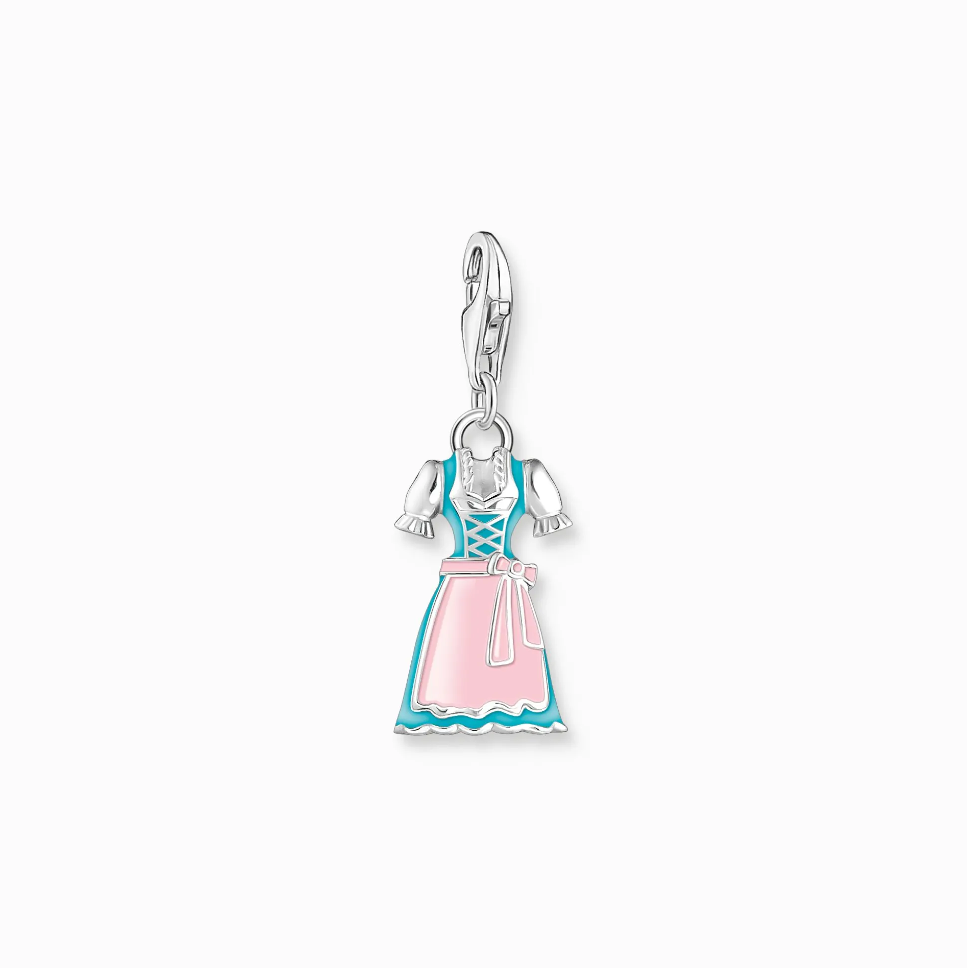 Clearance Pendentif Charm coloré dirndl argent Femme Charms|Charms