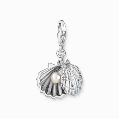 Flash Sale Pendentif Charm coquille argent Femme Charms|Charms