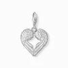 Sale pendentif Charm cœur ailé Femme Charms|Charms