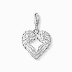 Sale pendentif Charm cœur ailé Femme Charms|Charms