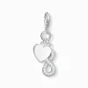 Hot pendentif Charm cœur et Infinity Femme Charms|Charms