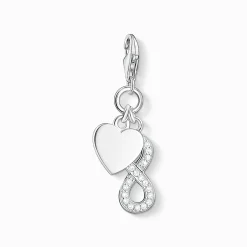 Hot pendentif Charm cœur et Infinity Femme Charms|Charms